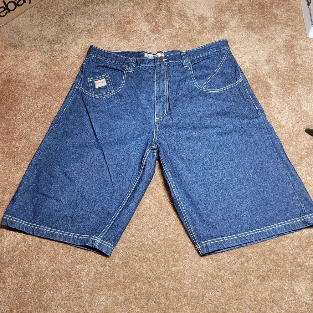 Vintage Jordin  Denim Jean Shorts Men Size‎ 36 Baggy Fit Grundge Hip Hop Skater